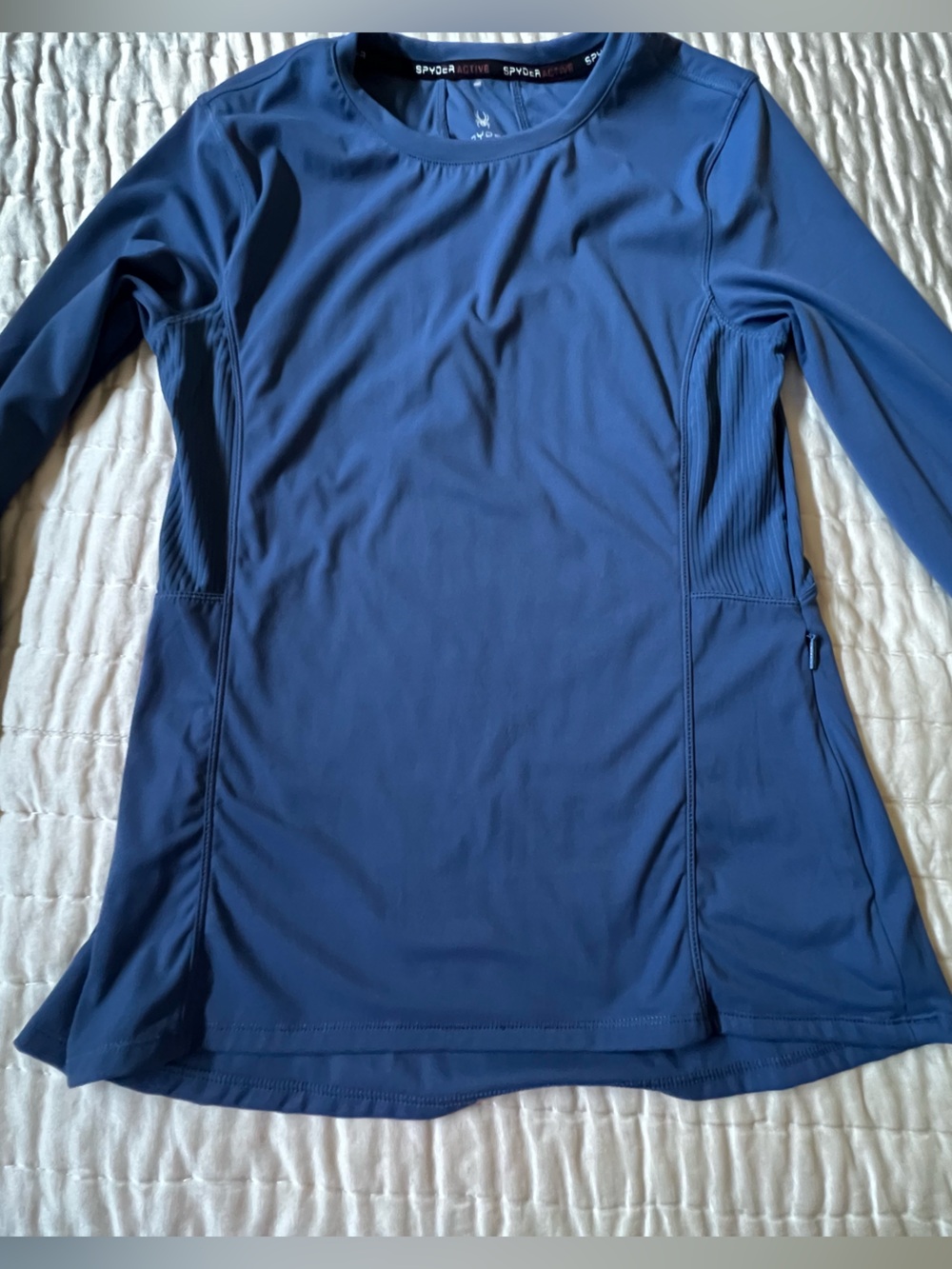 SPYDER FITTED ACTIVEWEAR LADIES SIZE S/P BEAUTIFUL SHADE OF BLUE